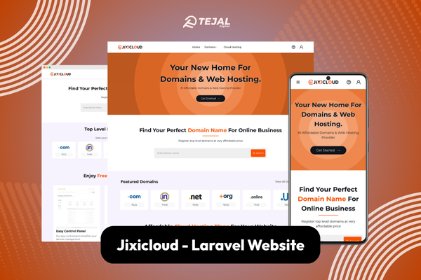 Jixicloud - Custom Laravel Website