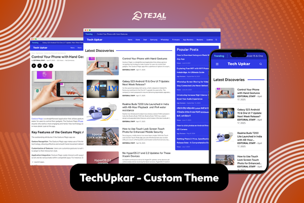 TechUpkar Theme
